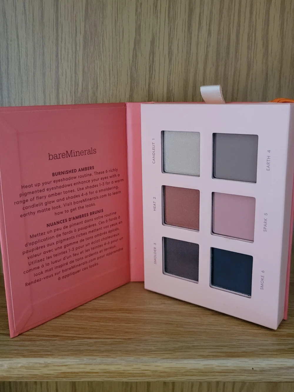 bareMinerals Mineralist Burnished Eyeshadow Palette -6 Shades New No Box